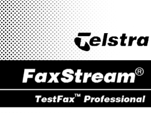 Telstra test fax logo