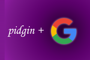 pidgin and google apps logo