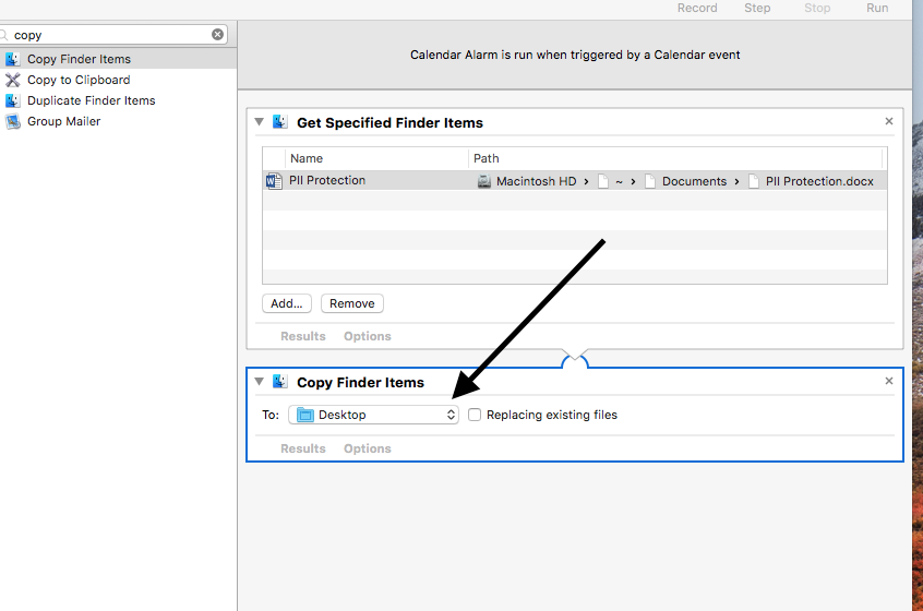 automator mac copy path