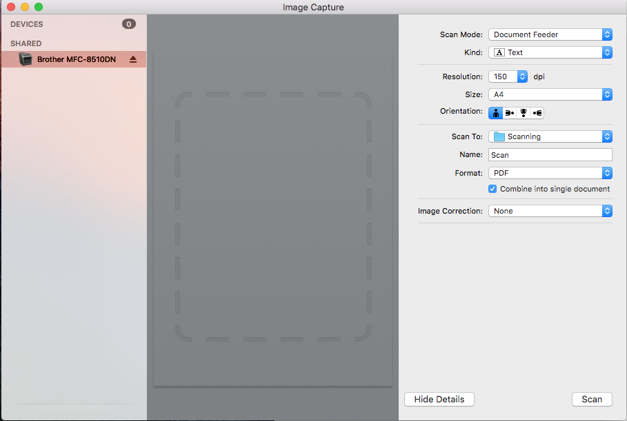 How to scan with Image Capture on a Mac computer - Health IT